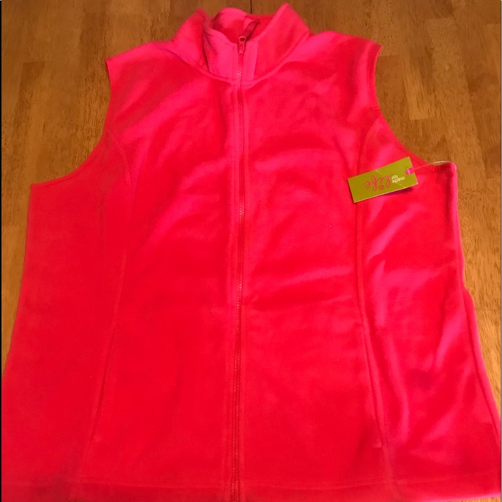 Made for Life Red felt Vest